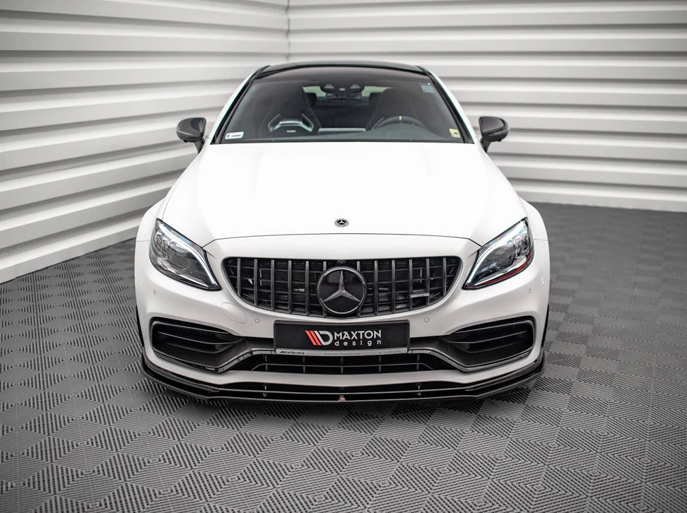 Maxton Design Front Splitter V.1 Mercedes-AMG C63 Coupe C205 Facelift (2018-2021) - Image 2