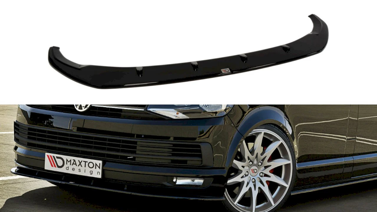 Maxton Design Front Splitter V.1 for Volkswagen T6 (2015-19)