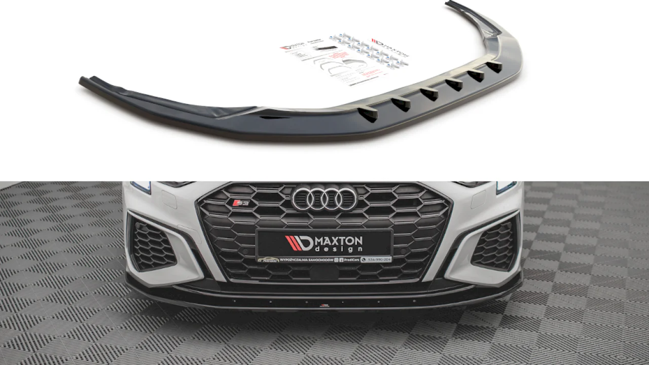 Maxton Design Front Splitter V.1 for Audi S3 / A3 S-Line 8Y (2020+)