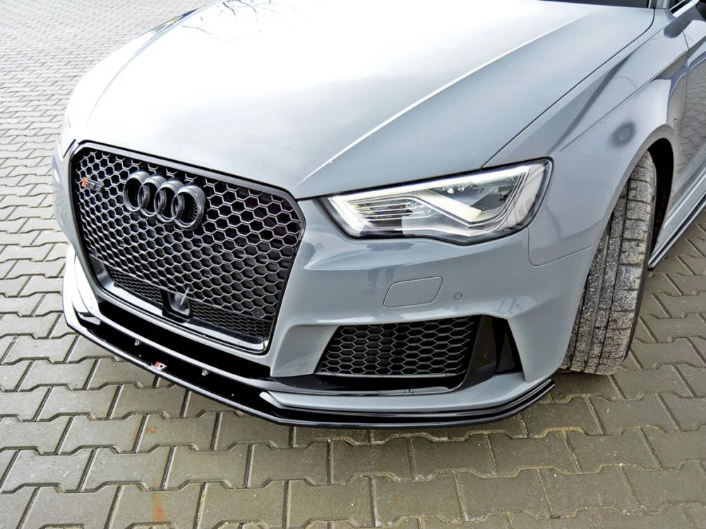 Maxton Design Front Splitter V.2 for Audi RS3 8VA Sportback Pre-Facelift (2015-2016) - Image 3