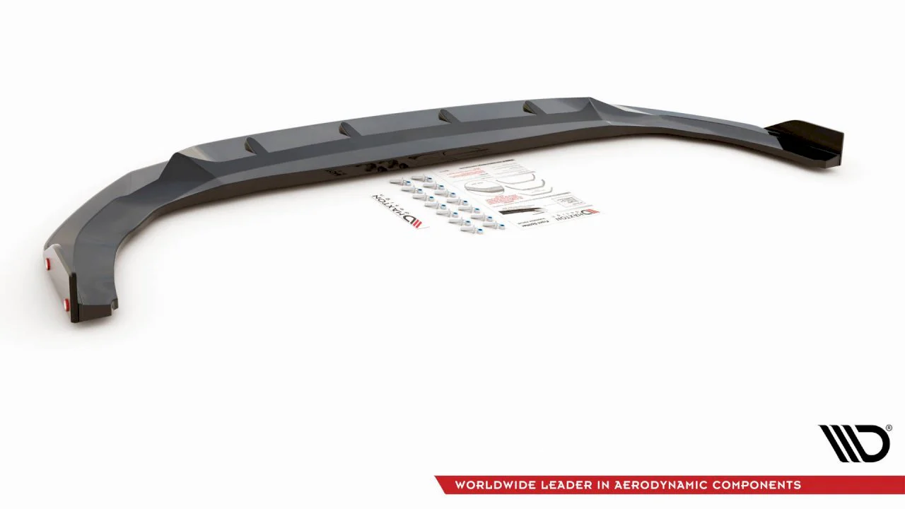 Maxton Design Front Splitter V.2 + Flaps for Volkswagen Golf MK8 GTI (2020+) - Image 7