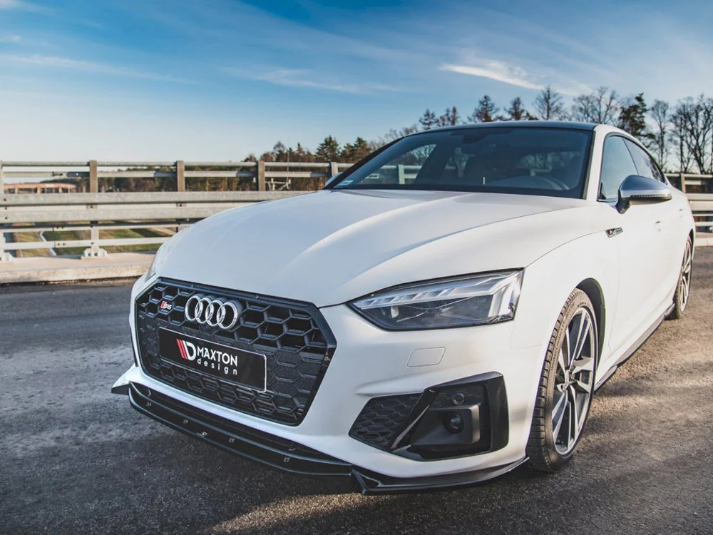 Maxton Design Front Splitter V.2 for Audi S5 / A5 S-Line F5 (Facelift - 2019+) - Image 2
