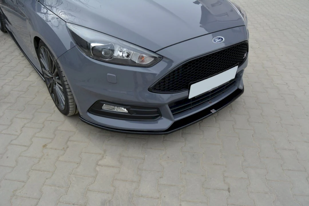 Maxton Design Front Splitter V.2 for Ford Focus ST MK3 Facelift Model (2015-2018) - Image 3