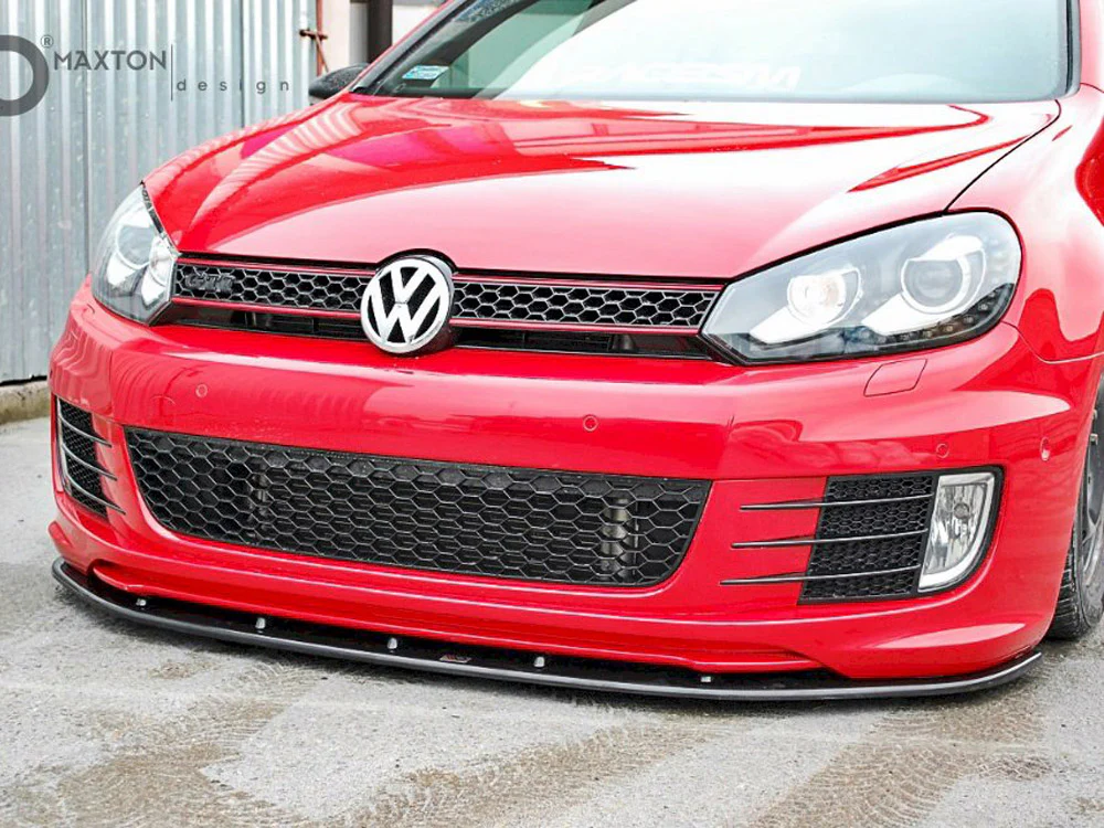 Maxton Design Front Splitter V.2 for Volkswagen Golf MK6 GTI 35TH (2008-2012) - Image 2