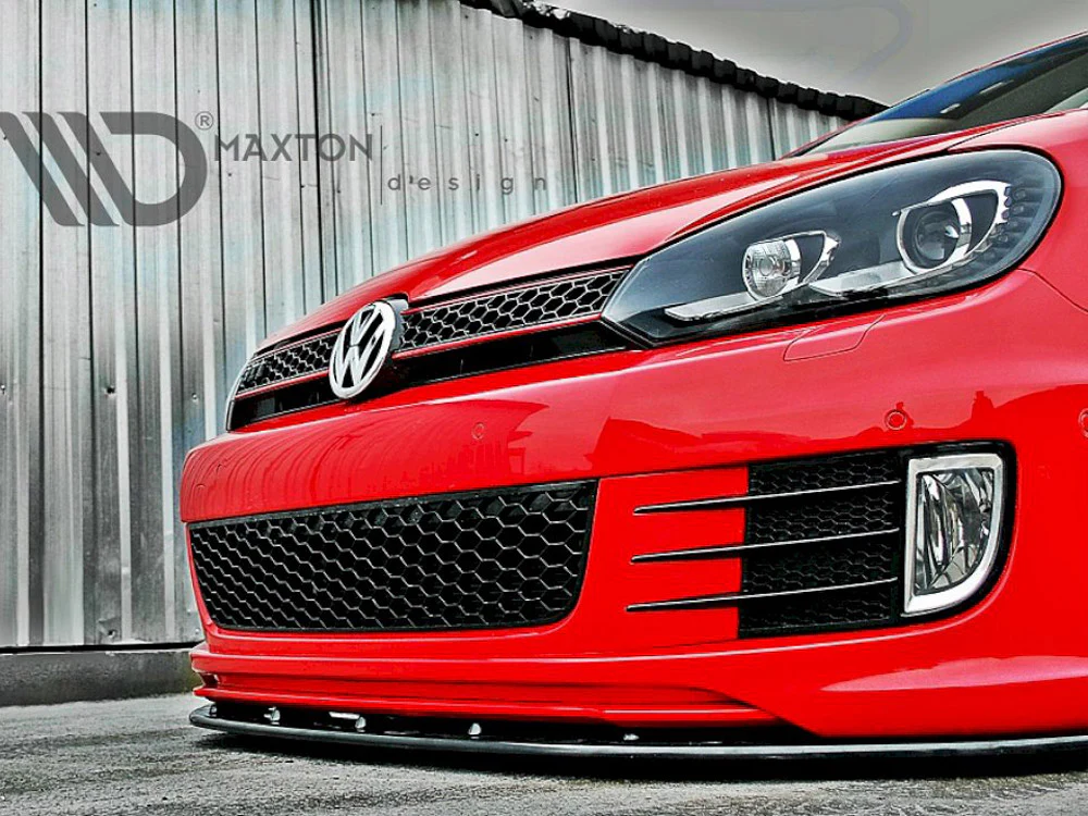 Maxton Design Front Splitter V.2 for Volkswagen Golf MK6 GTI 35TH (2008-2012) - Image 3