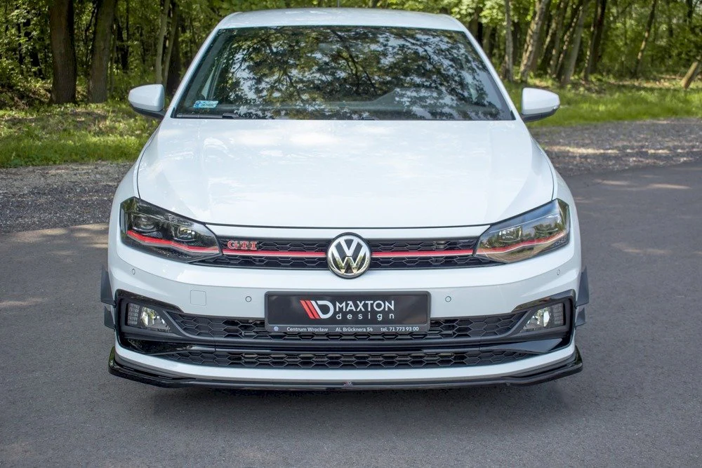 Maxton Design Front Splitter V.2 for Volkswagen Polo MK6 AW GTI (2017-2021) - Image 4