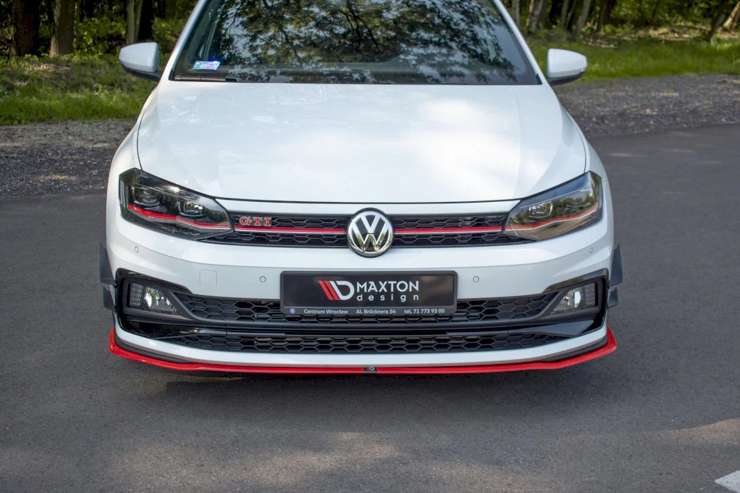 Maxton Design Front Splitter V.2 for Volkswagen Polo MK6 AW GTI (2017-2021) - Image 6