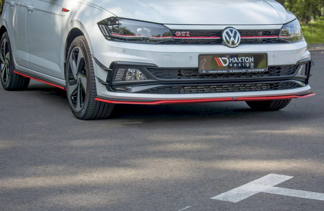 Maxton Design Front Splitter V.2 for Volkswagen Polo MK6 AW GTI (2017-2021) - Image 7