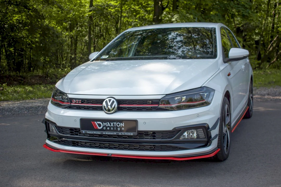 Maxton Design Front Splitter V.2 for Volkswagen Polo MK6 AW GTI (2017-2021) - Image 8