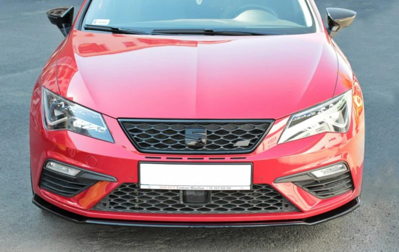 Maxton Design Front Splitter V.2 Seat Leon Mk 3.5 Cupra/FR (2017-2019) - Image 2