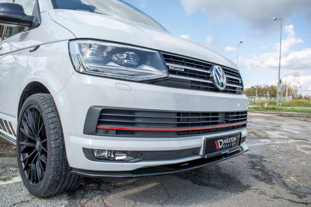 Maxton Design Front Splitter for V.2 Volkswagen T6 (2015-19)