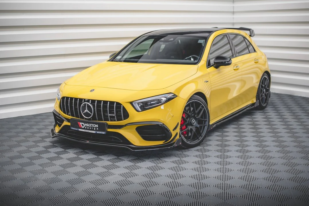 Maxton Design Front Splitter (+ Flaps) V.3 for Mercedes A45 S AMG W177 (2019+) - Image 3
