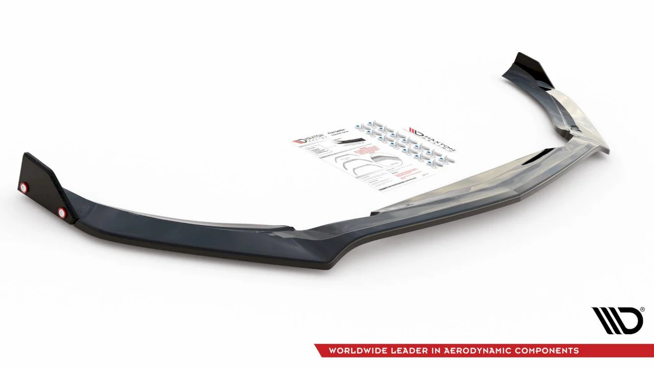 Maxton Design Front Splitter (+ Flaps) V.3 for Mercedes A45 S AMG W177 (2019+) - Image 4
