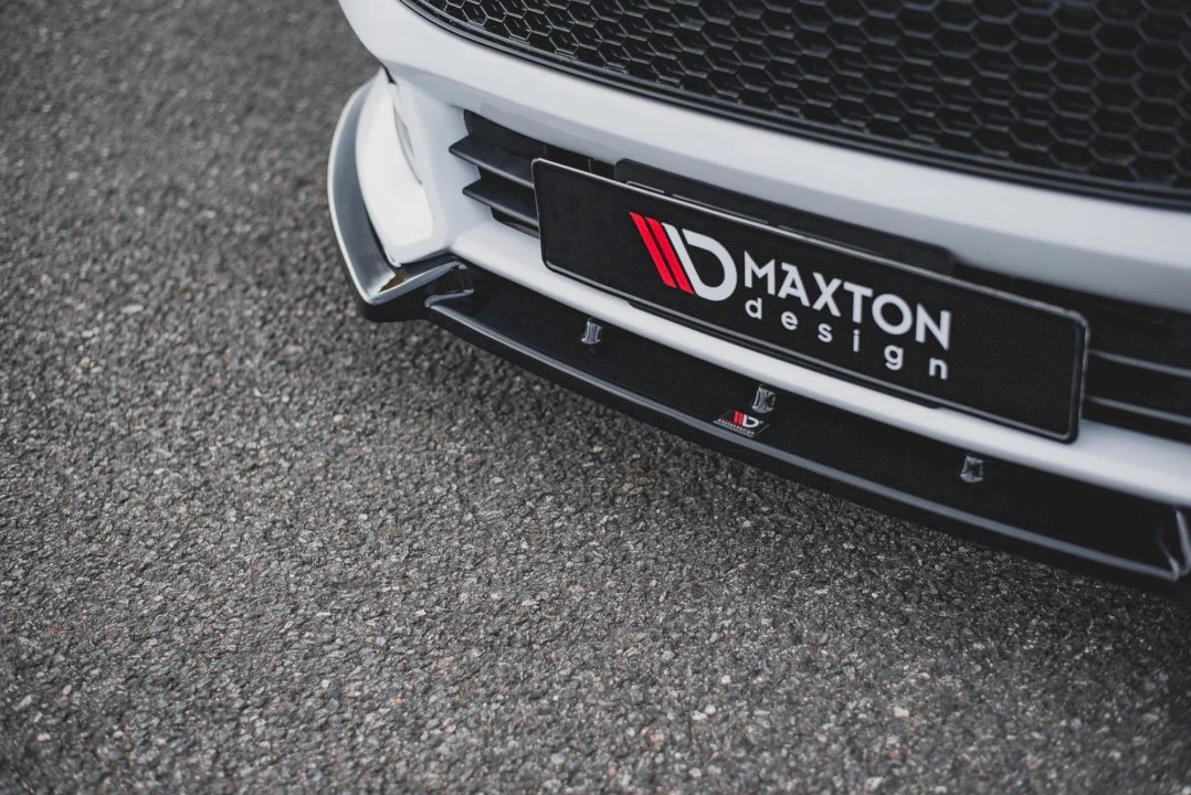 Maxton Design Front Splitter V.4 for Ford Focus ST MK3 Facelift Model (2015-2018) - Image 2