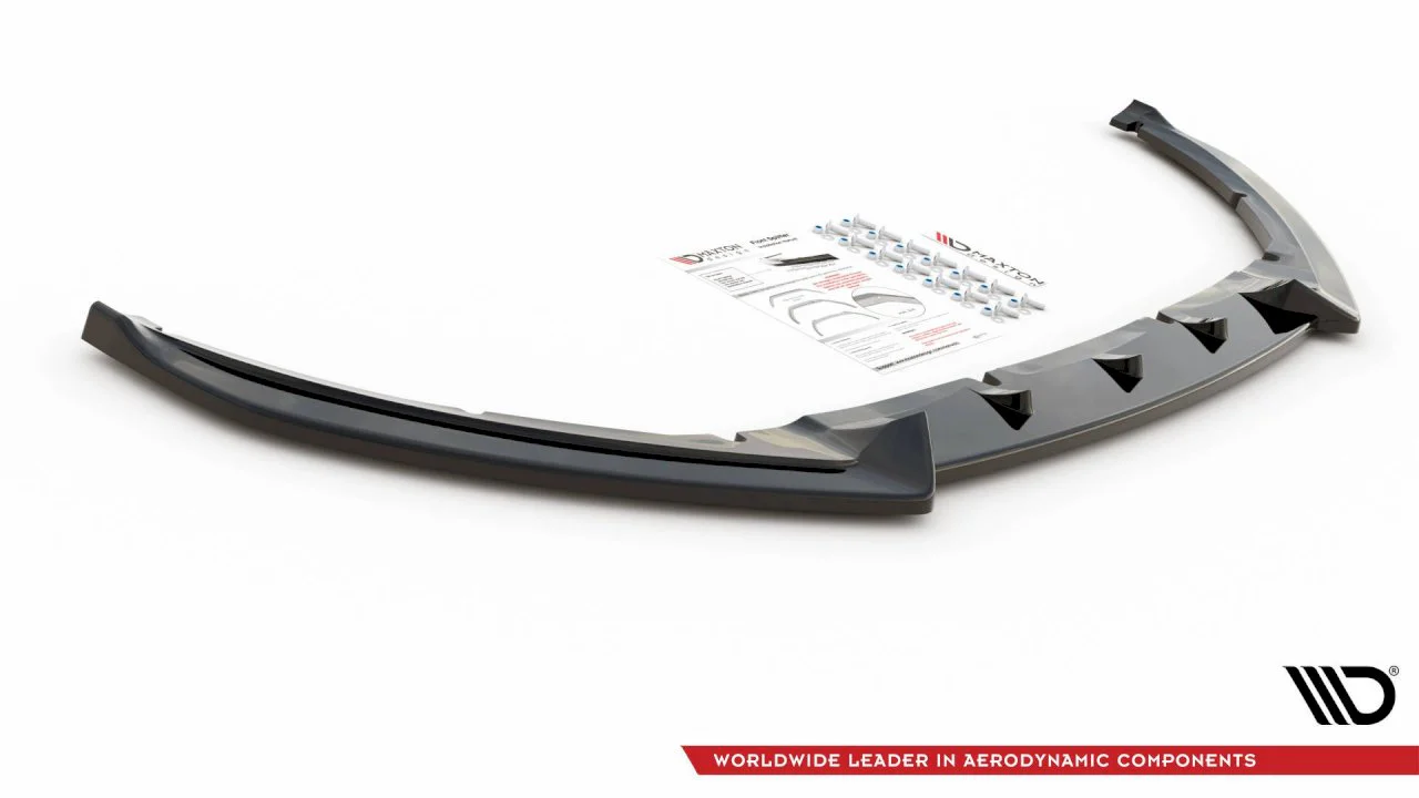 Maxton Design Front Splitter V.4 for Ford Focus ST MK3 Facelift Model (2015-2018) - Image 5