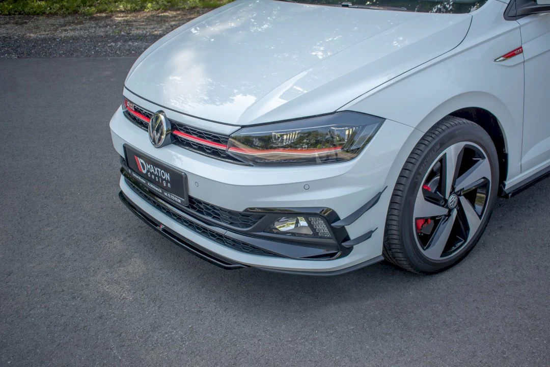 Maxton Design Front Splitter V.4 for Volkswagen Polo MK6 AW GTI (2017-2021) - Image 4