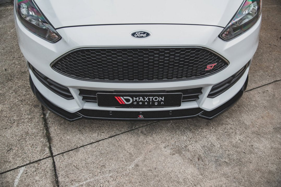 Maxton Design Front Splitter V.5 for Ford Focus ST MK3 Facelift Model (2015-2018) - Image 3