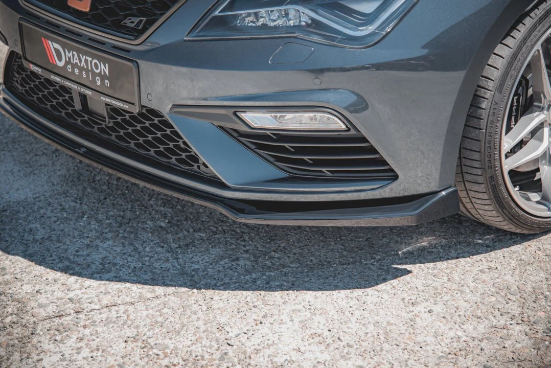 Maxton Design Front Splitter V.7 for Seat Leon MK3.5 Cupra/FR (2017-2019) - Image 2