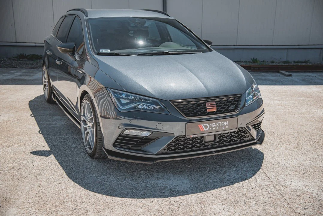 Maxton Design Front Splitter V.7 for Seat Leon MK3.5 Cupra/FR (2017-2019) - Image 3