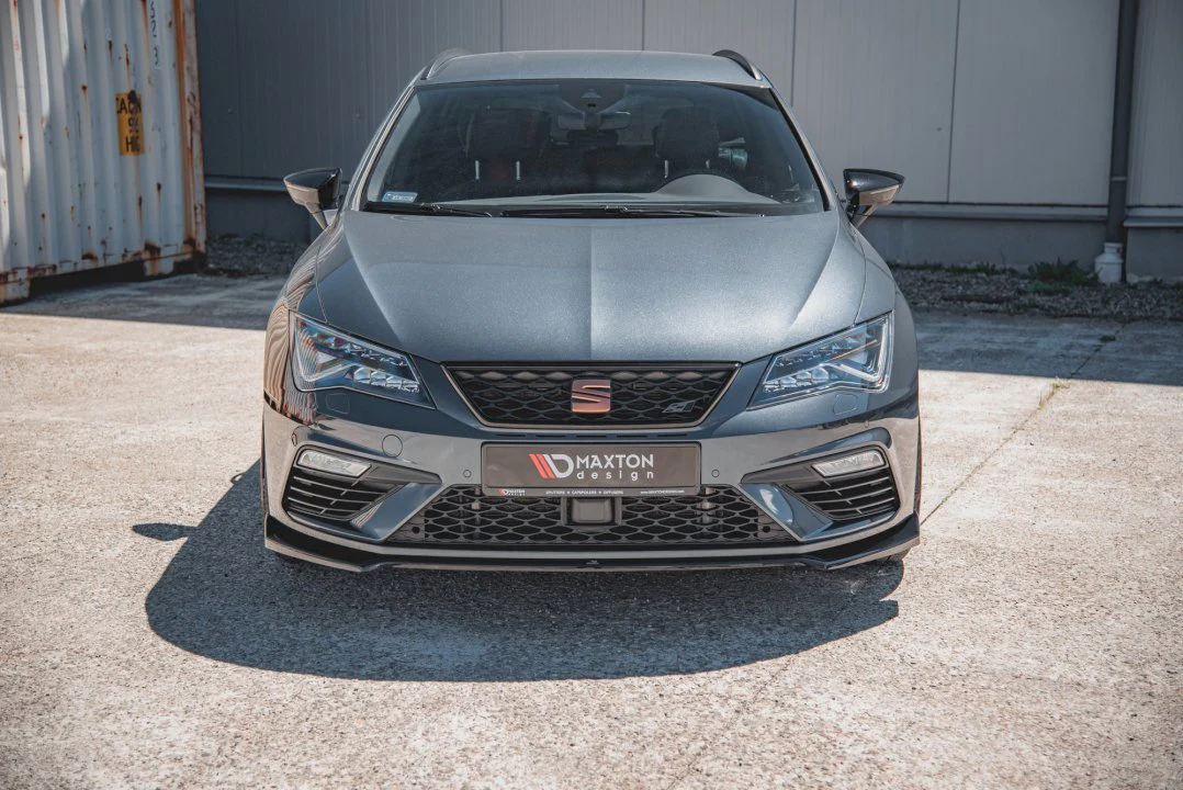 Maxton Design Front Splitter V.7 for Seat Leon MK3.5 Cupra/FR (2017-2019) - Image 4
