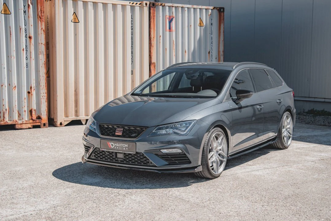 Maxton Design Front Splitter V.7 for Seat Leon MK3.5 Cupra/FR (2017-2019) - Image 5