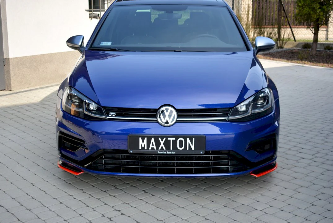 Maxton Design Front Splitter V.8 for Volkswagen Golf MK7.5 R (2017-2020) - Image 3
