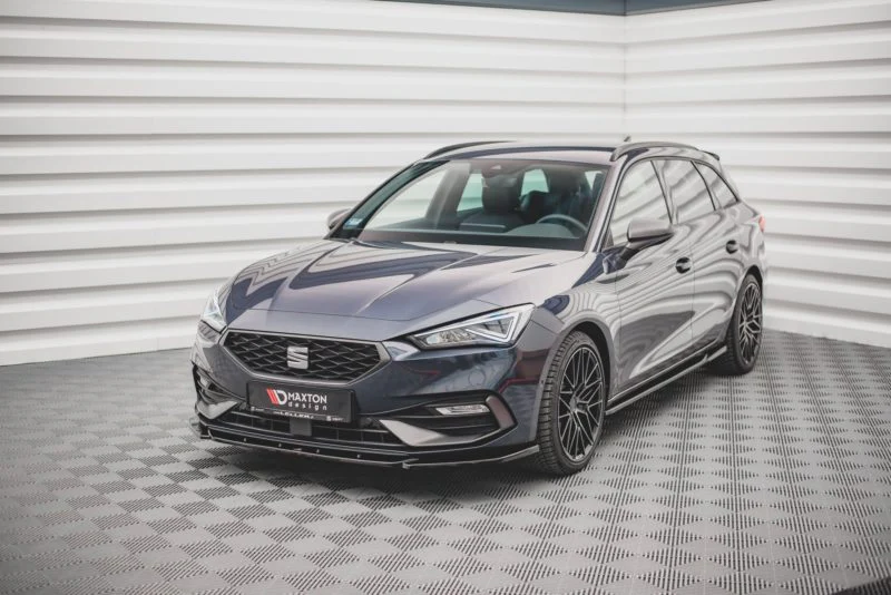 Maxton Design Front Splitter V2 Seat Leon FR Mk4 (2020+) - Image 3