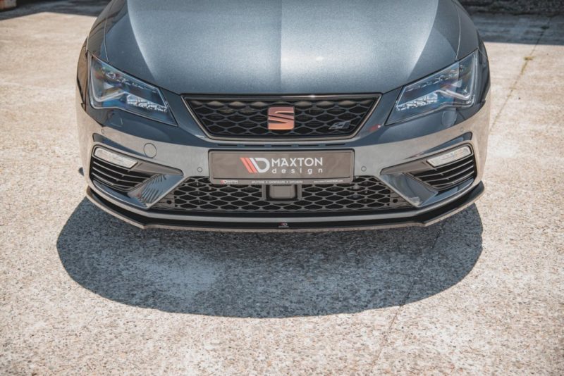 Maxton Design Front Splitter V4 Seat Leon Cupra/ FR Mk3 Facelift (2017-2019) - Image 2