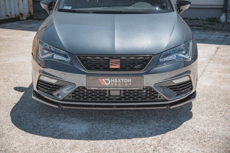 Maxton Design Front Splitter V6 Seat Leon Cupra/ FR Mk3 Facelift (2017-2019) - Image 2