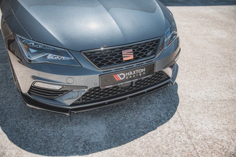 Maxton Design Front Splitter V6 Seat Leon Cupra/ FR Mk3 Facelift (2017-2019) - Image 4