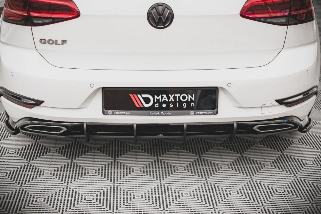 Maxton Design Racing Central Rear Diffuser For Volkswagen Golf MK7.5 R-Line (2017-2019) - Image 3