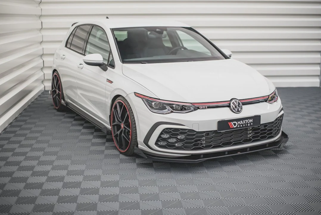 Maxton Design Racing Durability Front Splitter (+Flaps) for Volkswagen Golf MK8 GTI (2020+) - Image 4