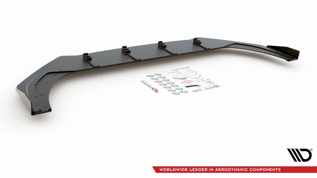 Maxton Design Racing Durability Front Splitter (+Flaps) for Volkswagen Golf MK8 GTI (2020+) - Image 6