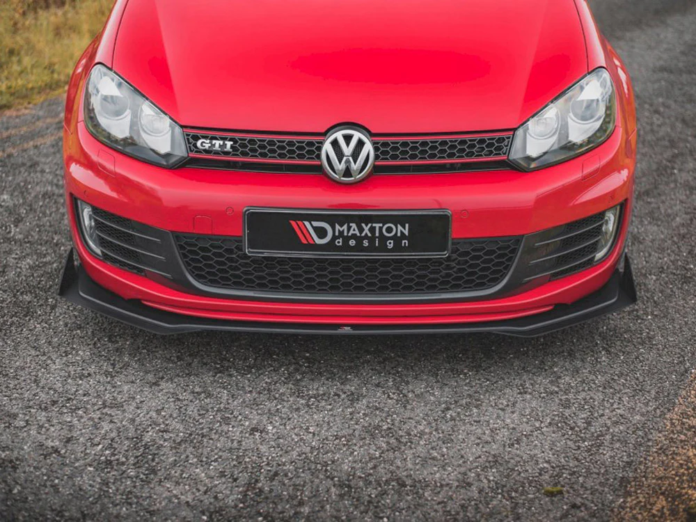 Maxton Design Racing Durability Front Splitter V.3 (+ Flaps) for Volkswagen Golf MK6 GTI (2008-2012) - Image 3