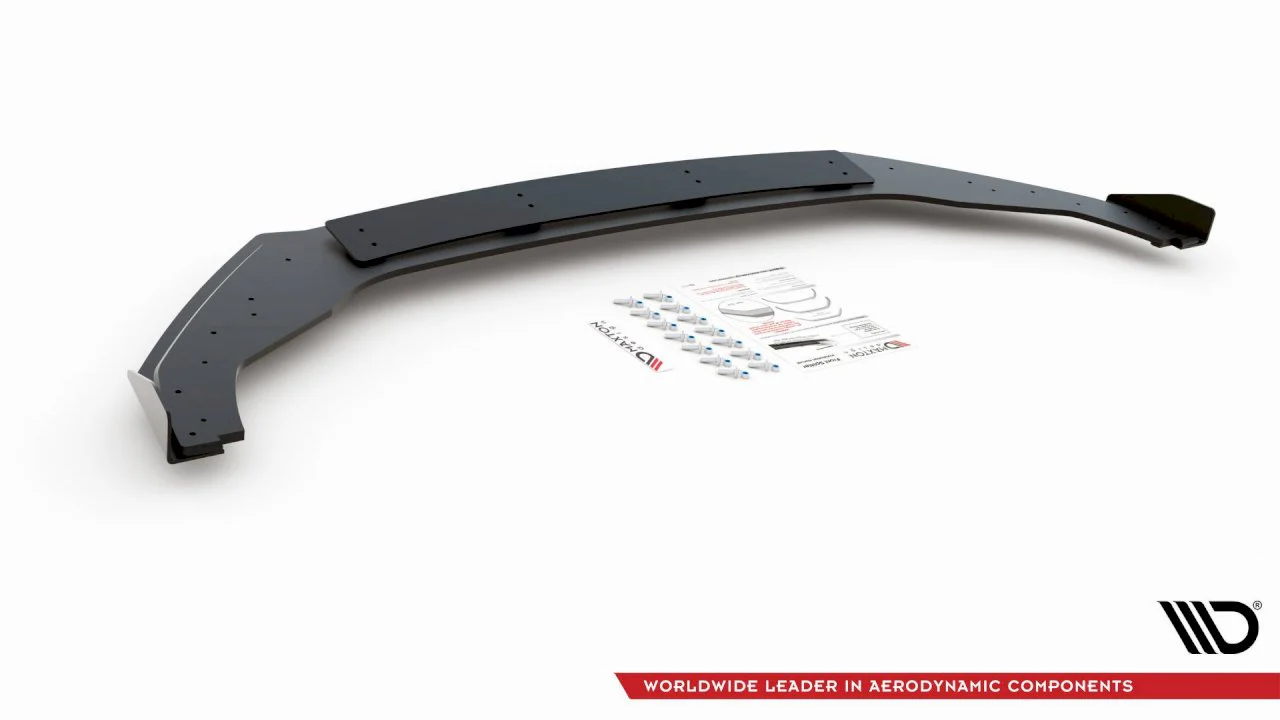 Maxton Design Racing Front Splitter + Flaps For Volkswagen Golf MK7.5 R (2017-2020) - Image 6