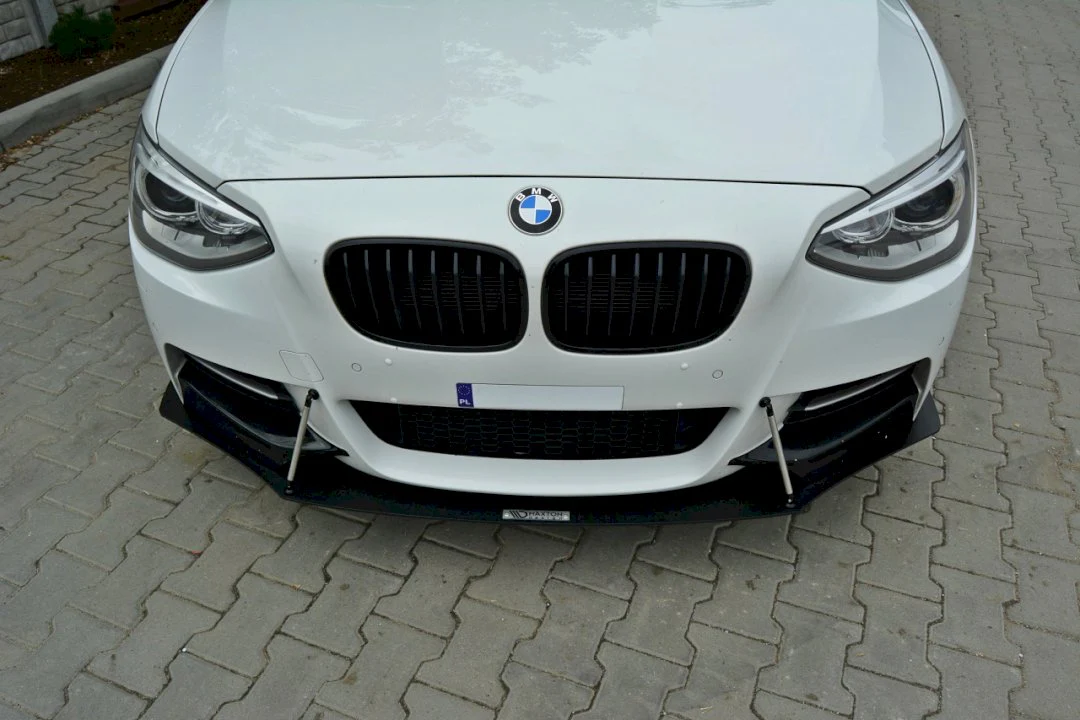 Maxton Design Front Racing Splitter for BMW 1 Series F20/F21 M-Power (Preface 2011-2015) - Image 2