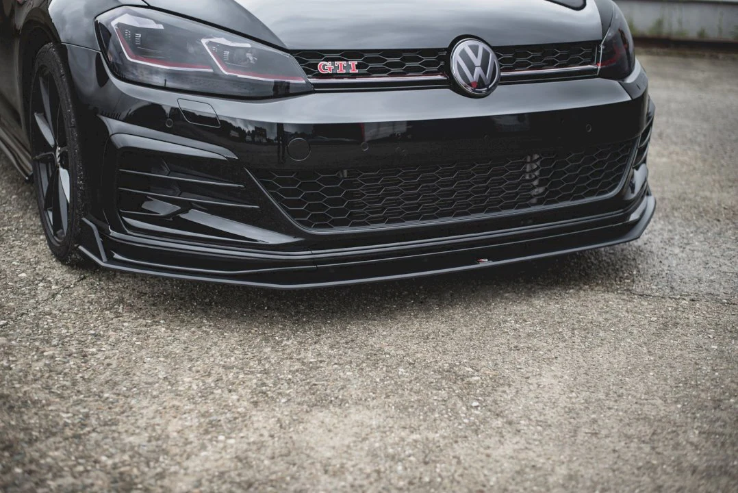 Maxton Design Racing Front Splitter For Volkswagen Golf MK7.5 GTI TCR (2019) - Image 5