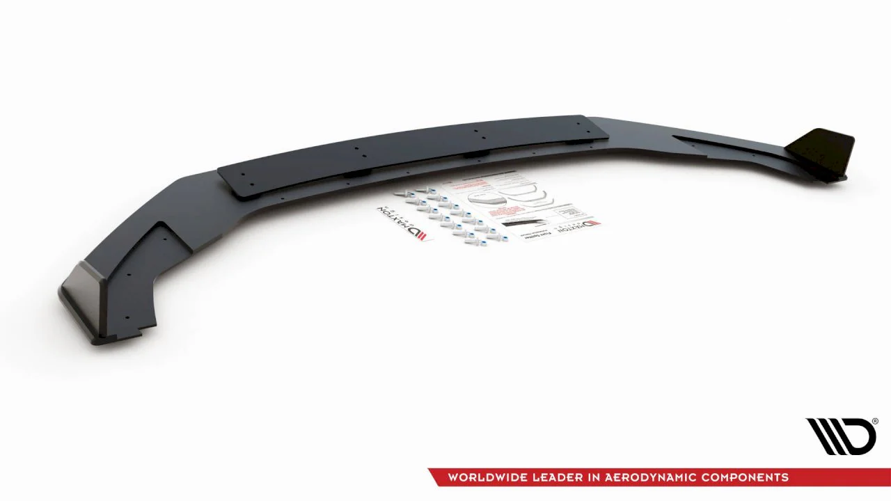 Maxton Design Racing Front Splitter V.2 For Volkswagen Golf MK7.5 R (2017-2020) - Image 6