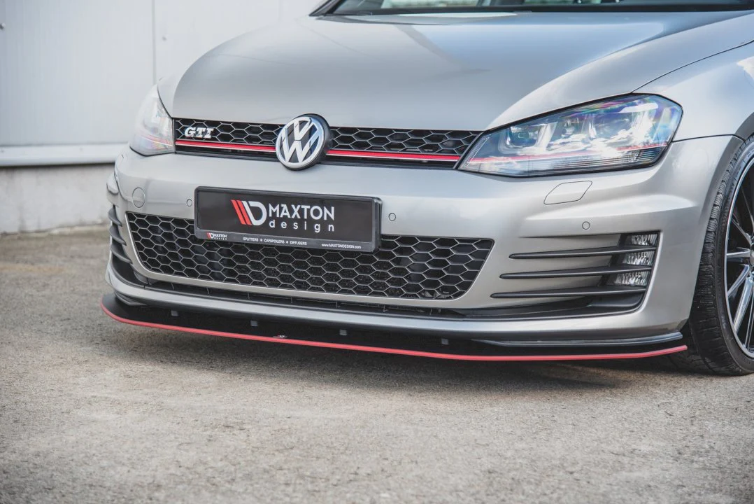 Maxton Design Racing Front Splitter For Volkswagen Golf MK7 GTI/GTD/GTE (2013-2016) - Image 7