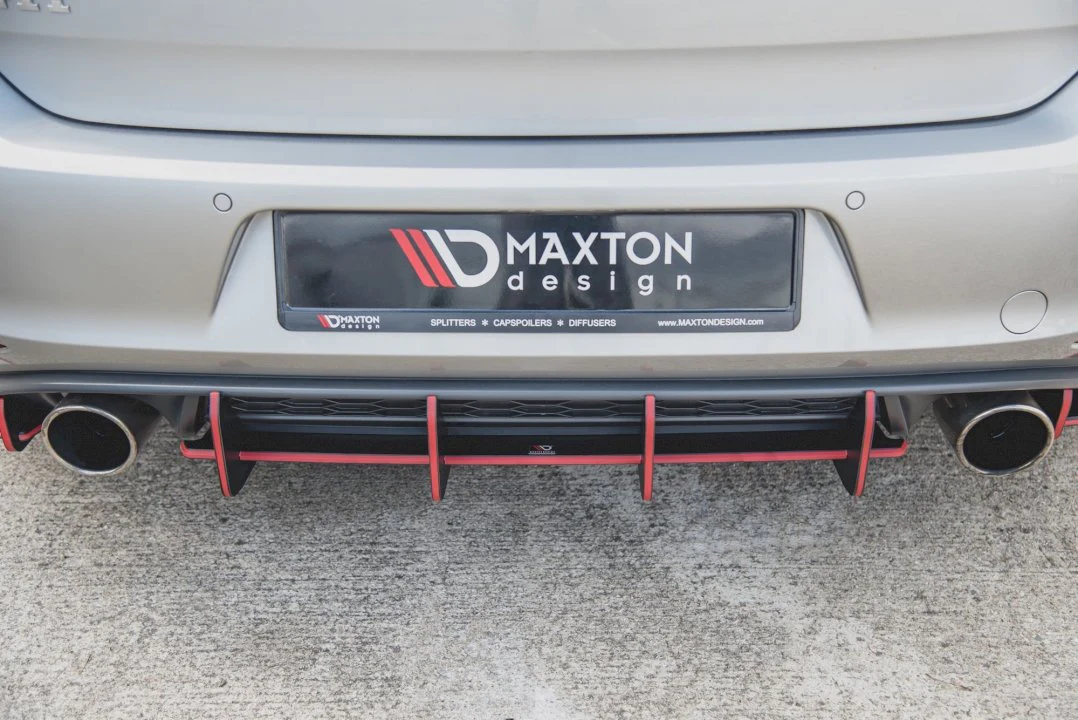 Maxton Design Racing Rear Diffuser V.1 For Volkswagen Golf MK7 GTI (2013-2016) - Image 10