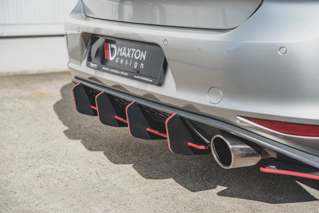 Maxton Design Racing Rear Diffuser V.2 For Volkswagen Golf MK7 GTI (2013-2016) - Image 11