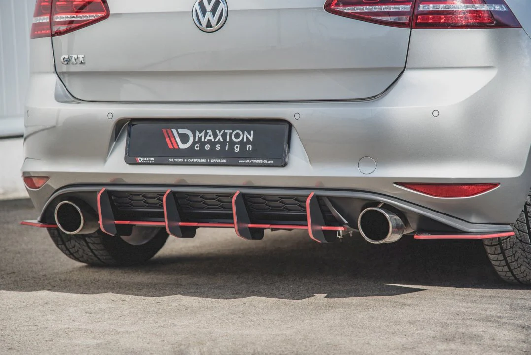Maxton Design Racing Rear Diffuser V.2 For Volkswagen Golf MK7 GTI (2013-2016) - Image 12