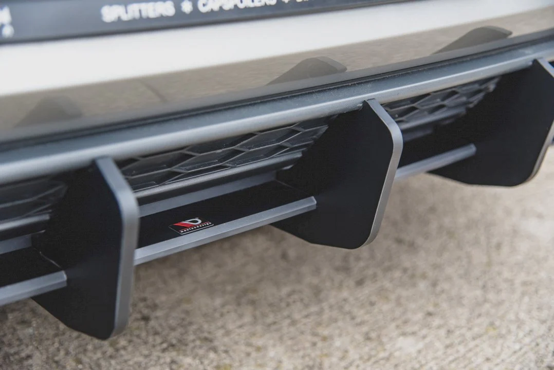 Maxton Design Racing Rear Diffuser V.2 For Volkswagen Golf MK7 GTI (2013-2016) - Image 4