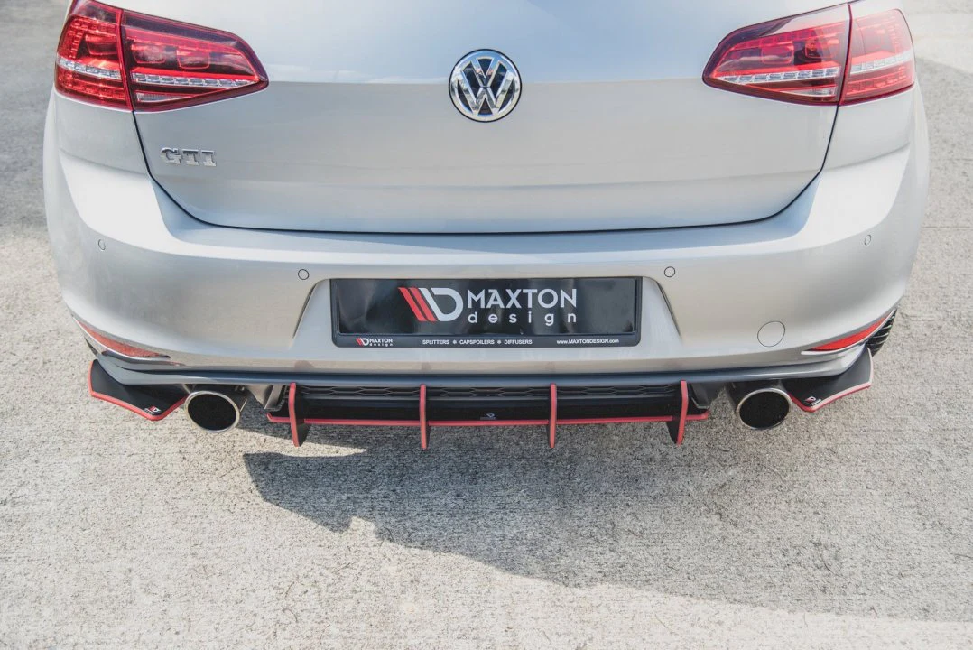 Maxton Design Racing Rear Diffuser V.2 For Volkswagen Golf MK7 GTI (2013-2016) - Image 8