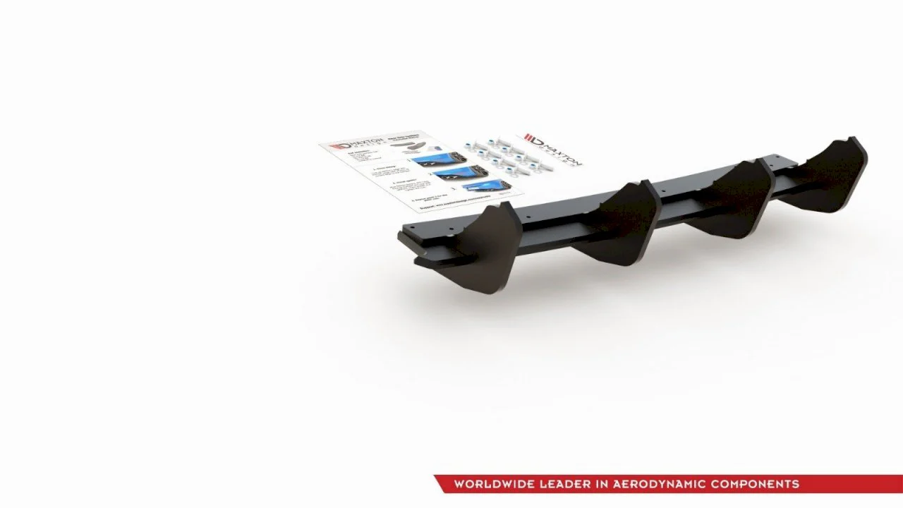 Maxton Design Racing Rear Diffuser V.2 For Volkswagen Golf MK7 GTI (2013-2016) - Image 9