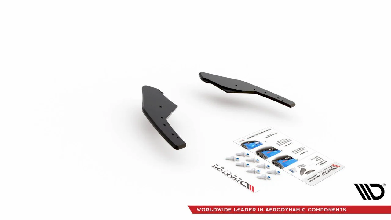 Maxton Design Racing Durability Rear Side Splitters/Spats For Volkswagen Golf MK8 GTI (2020+) - Image 6