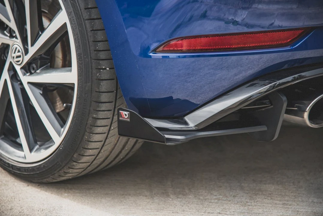 Maxton Design Racing Rear Side Splitters/Spats & Flaps for Volkswagen Golf MK7.5 R (2017-2019) - Image 2