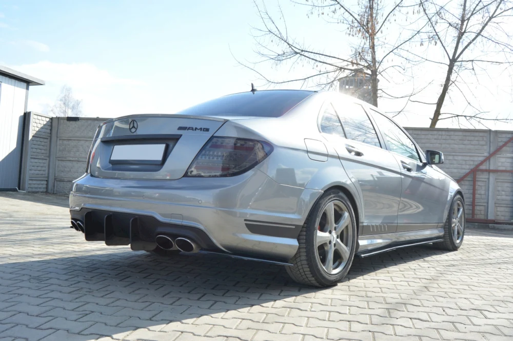 Maxton Design Rear Diffuser V.1 for Mercedes C-Class W204 AMG-Line (Facelift 2011-2014) - Image 3