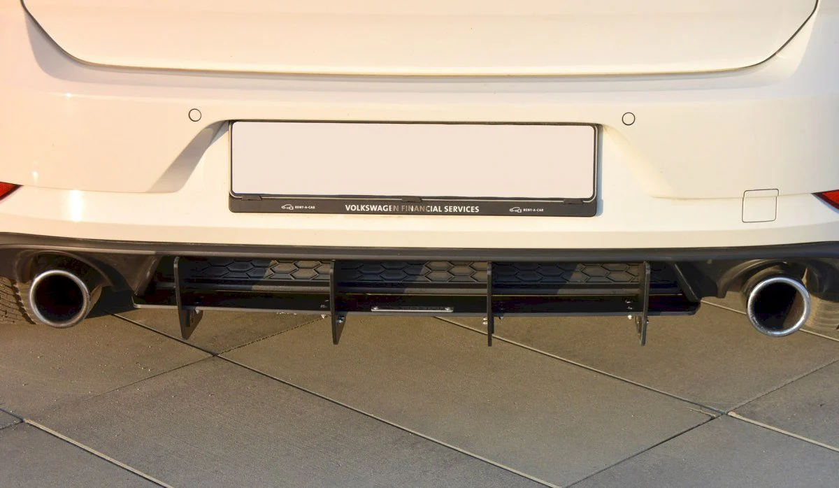 Maxton Design Rear Diffuser For Volkswagen Golf MK7.5 GTI (2017-2019) - Image 2