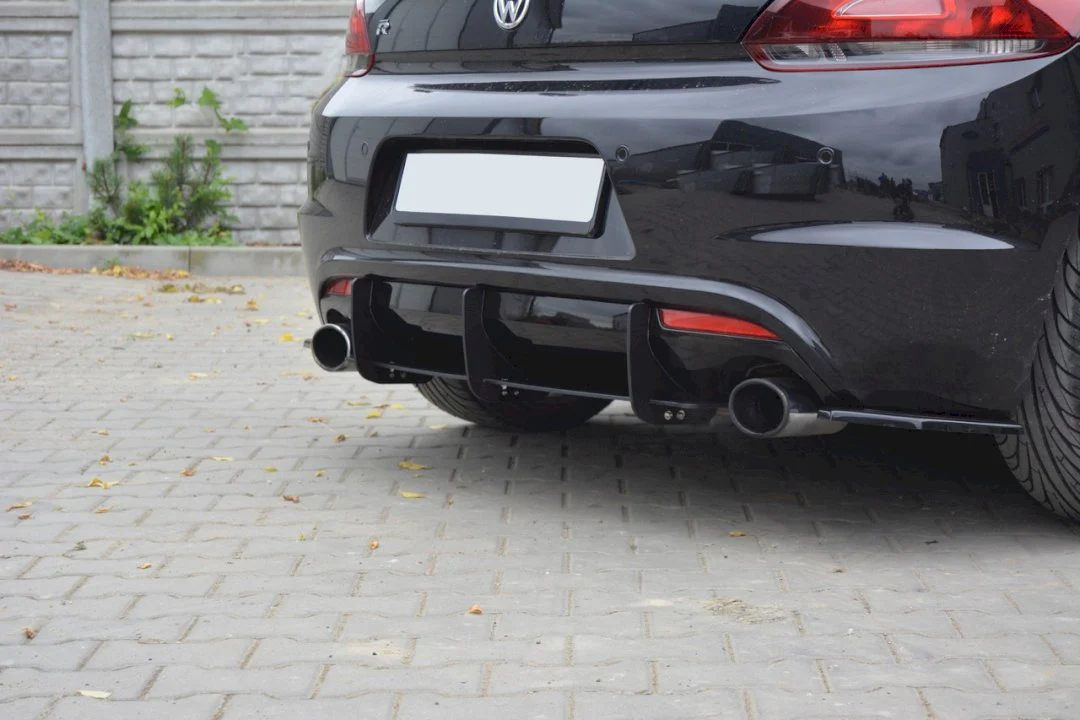 Maxton Design Rear Diffuser & Rear Side Splitters For Volkswagen Scirocco R MK3 (2009-2013) - Image 3